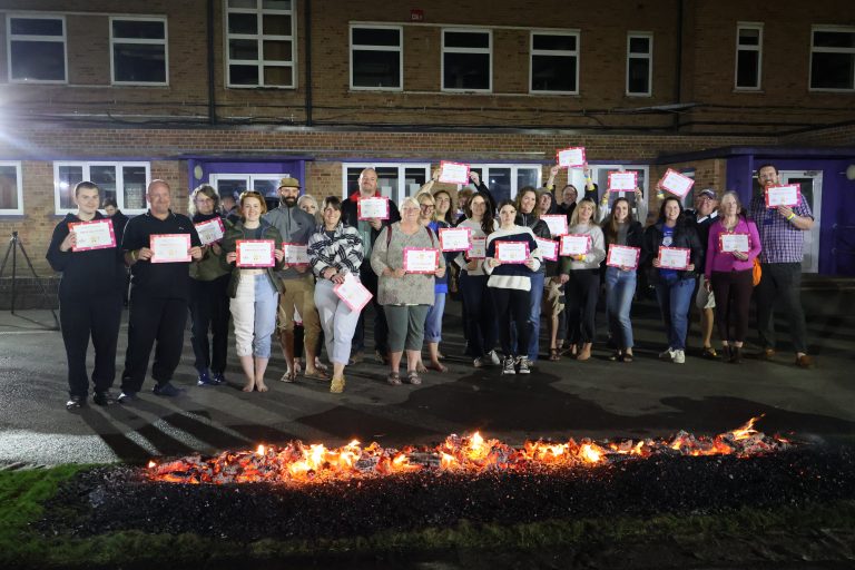 St wilfrids firewalk